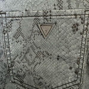 Guess Faux snakeskin pants - size 27